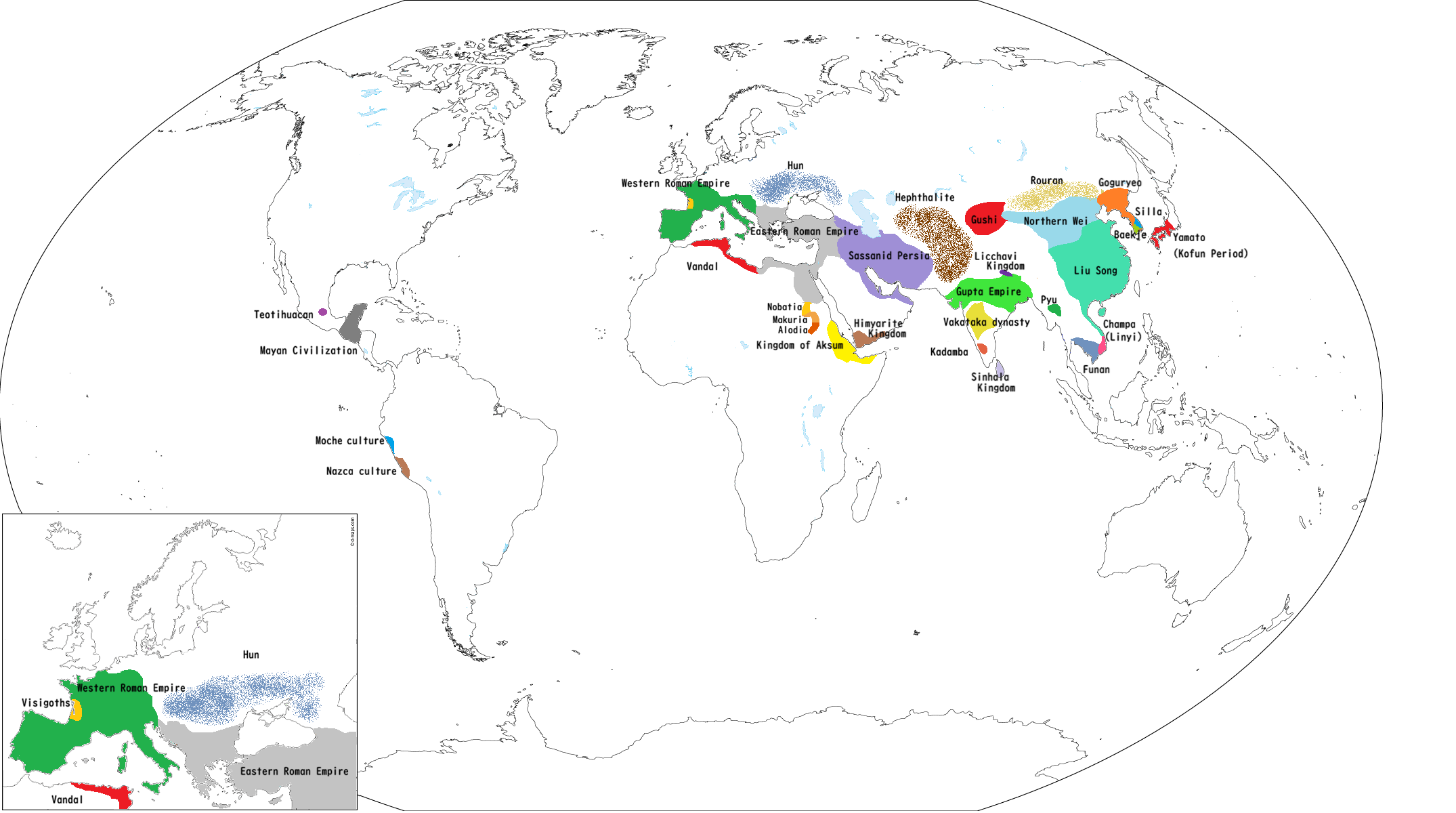 The world of the 5th century