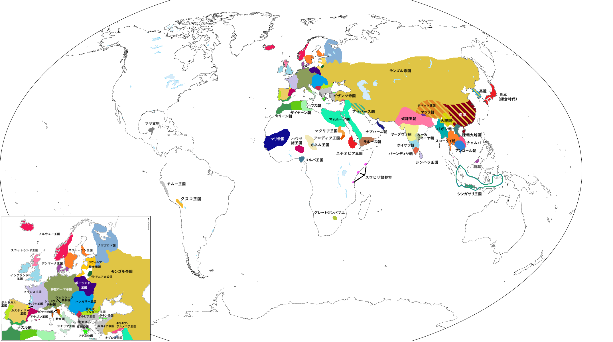 13世紀の世界