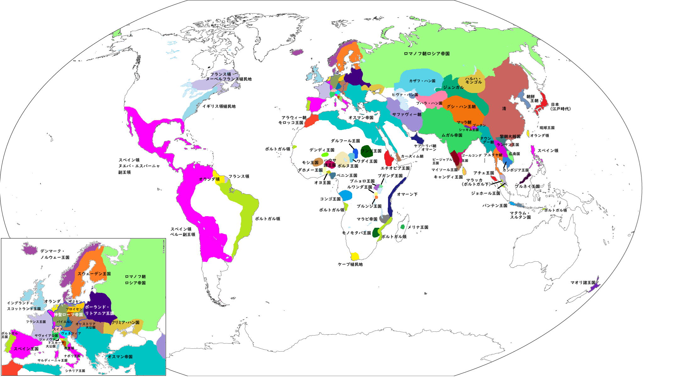 17世紀の世界