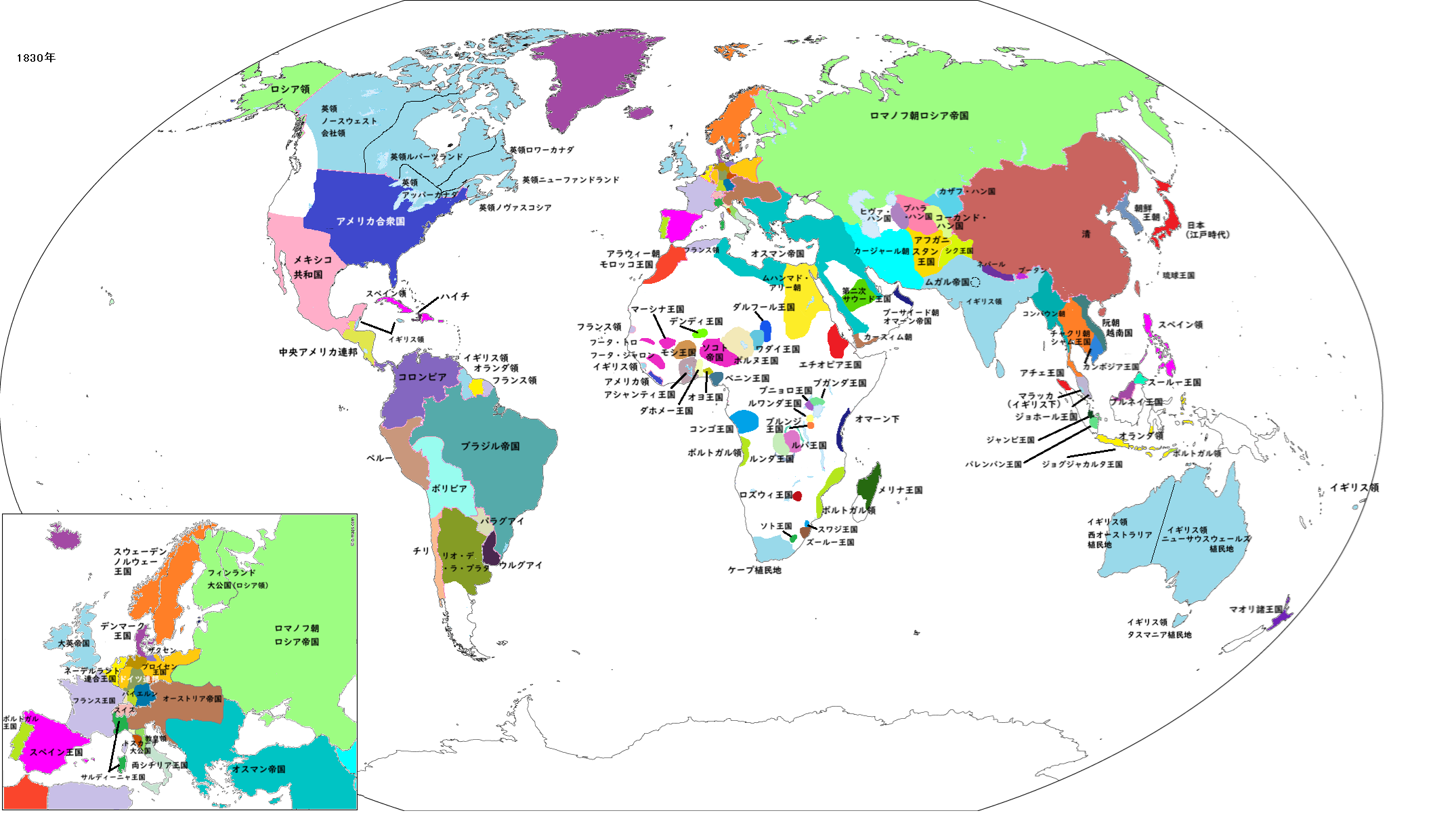 19世紀前期の世界